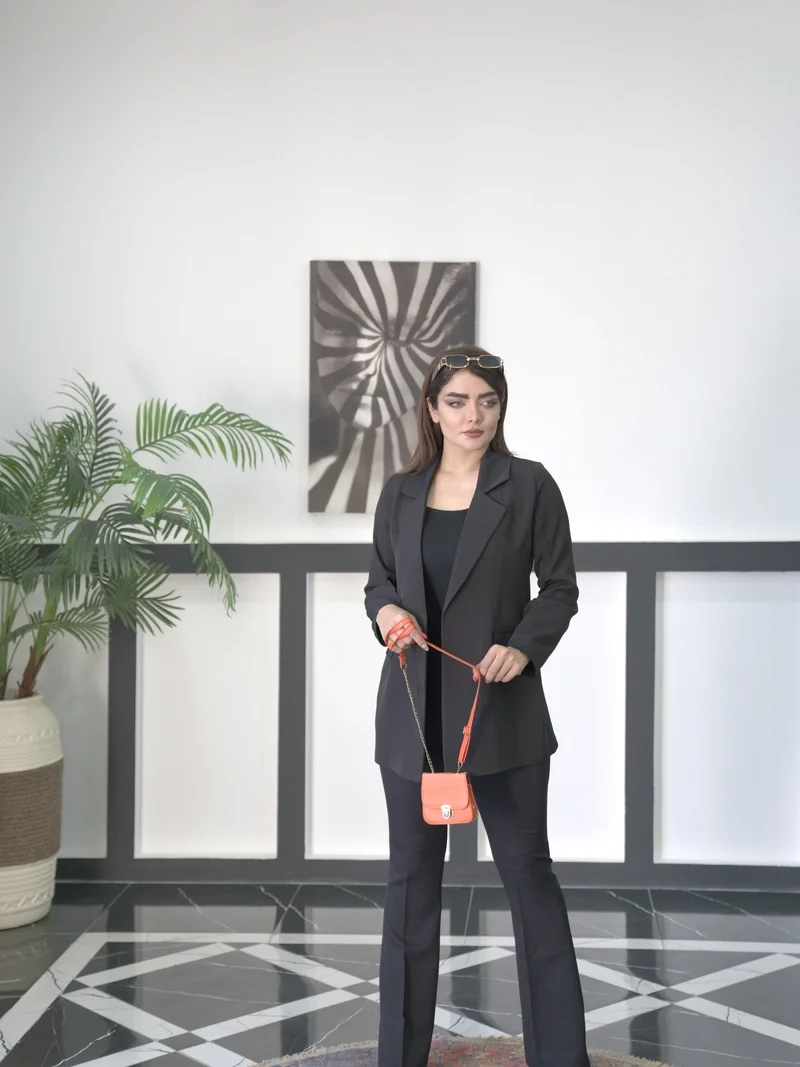 مانتو شلوار مدل کوتاه ساده